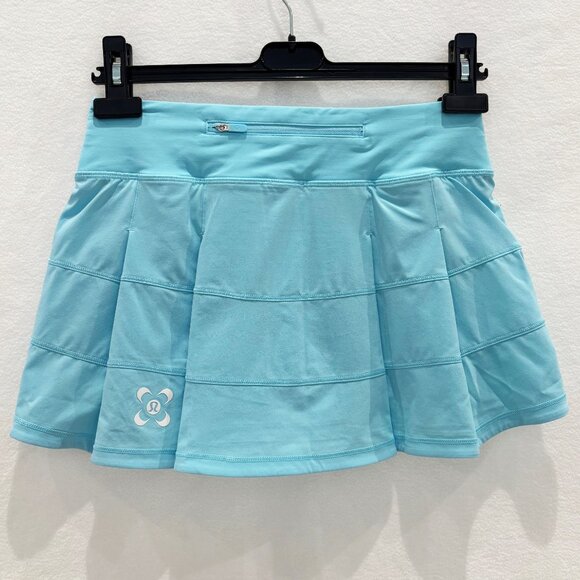 lululemon Cyan Blue SeaWheeze Pace Rival Mid-Rise Skirt size 4 - Picture 8 of 14